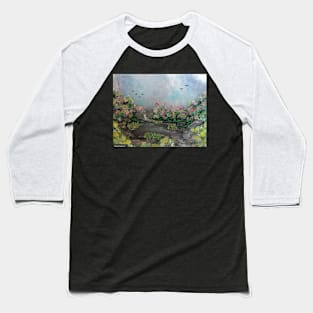 Water Lilly Garden Baseball T-Shirt